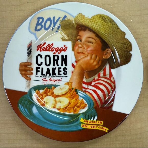 Kelloggs Corn Flakes and Frosted Flakes Plate Set - Picture 2 of 4